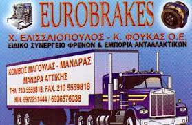 EUROBRAKES  ΕΙΔΙΚΟ ΣΥΝΕΡΓΕΙΟ ΦΡΕΝΩΝ ΜΑΝΔΡΑ